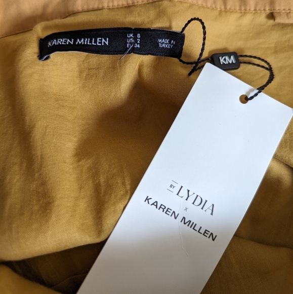 Karen Millen Organic Cotton Off The Shoulder Dress 2 - Picture 8 of 14